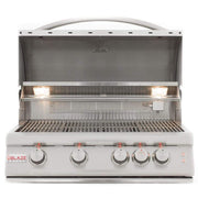 Blaze 32" 4-Burner Premium LTE Built-In Gas Grill with Rear Infrared Burner & Grill Lights - View 4