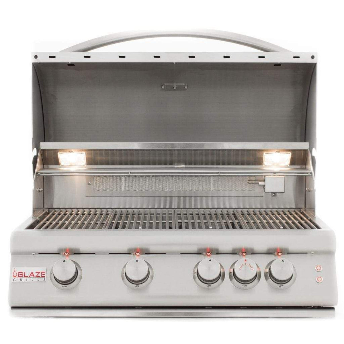 Blaze 32" 4-Burner Premium LTE Built-In Gas Grill with Rear Infrared Burner & Grill Lights - View 4