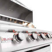 Blaze 40" 5-Burner Premium LTE Built-In Gas Grill with Lights - View 9
