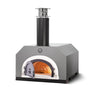 Chicago Brick Oven CBO-500 27" x 22" Cooking Surface, Preassembled Wood Fired Countertop Pizza Oven With Silver Vein Hood