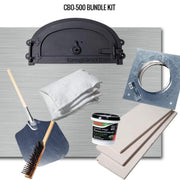 Chicago Brick Oven CBO-500 27" x 22" Cooking Surface Wood Fired DIY Pizza Oven Kit - View 16