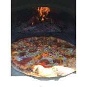 Chicago Brick Oven CBO-750 38" x 28" Cooking Surface, Preassembled Wood Fired Countertop Pizza Oven With Copper Vein Hood - View 11