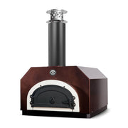 Chicago Brick Oven CBO-750 38" x 28" Cooking Surface, Preassembled Wood Fired Countertop Pizza Oven With Copper Vein Hood - View 2