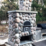 Chicago Brick Oven CBO-750 38" x 28" Hybrid Wood/Natural Gas DIY Pizza Oven Kit (Residential) - View 4