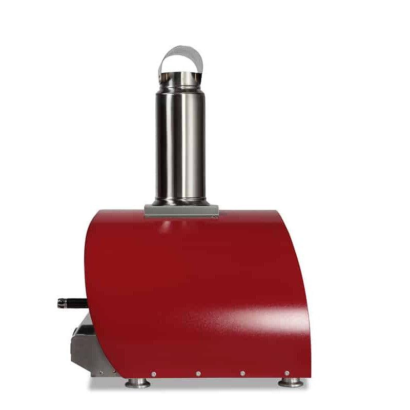 Coyote 30" Red Hybrid Multi-Fuel Liquid Propane Gas Outdoor Pizza Oven - View 4