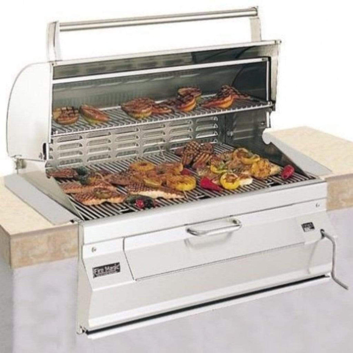 Fire Magic 30" 14-SC01C-A Legacy Built-In Charcoal Grill w/ Analog Thermometer - View 2
