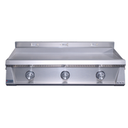 Le Griddle Pro Series 105 41" 3-Burner Natural Gas Griddle With Lights and 6MM Plate
