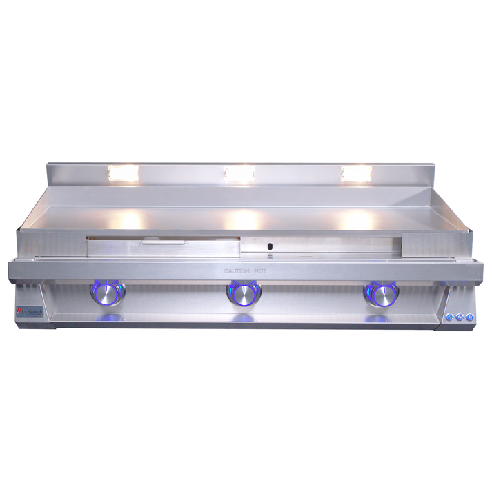 Le Griddle Pro Series 105 41" 3-Burner Natural Gas Griddle With Lights and 6MM Plate