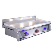 Le Griddle Pro Series 105 41" 3-Burner Natural Gas Griddle With Lights and 3MM Plate