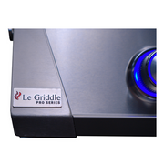 Le Griddle Pro Series 75 30" 2-Burner Natural Gas Griddle With Lights and 6MM Plate