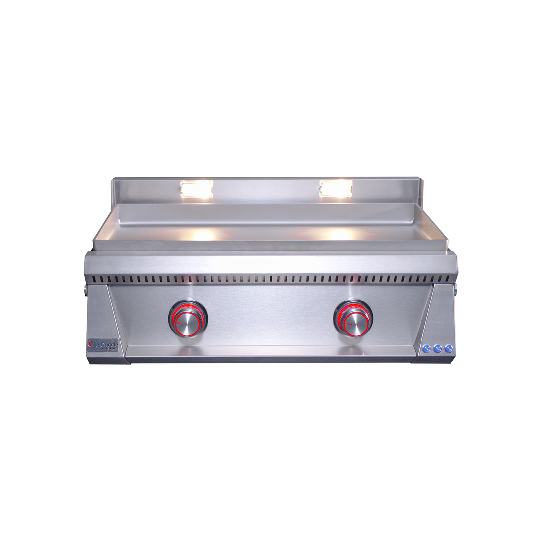 Le Griddle Pro Series 75 30" 2-Burner Liquid Propane Griddle With Lights and 6MM Plate