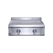 Le Griddle Pro Series 75 30" 2-Burner Natural Gas Griddle With Lights and 6MM Plate