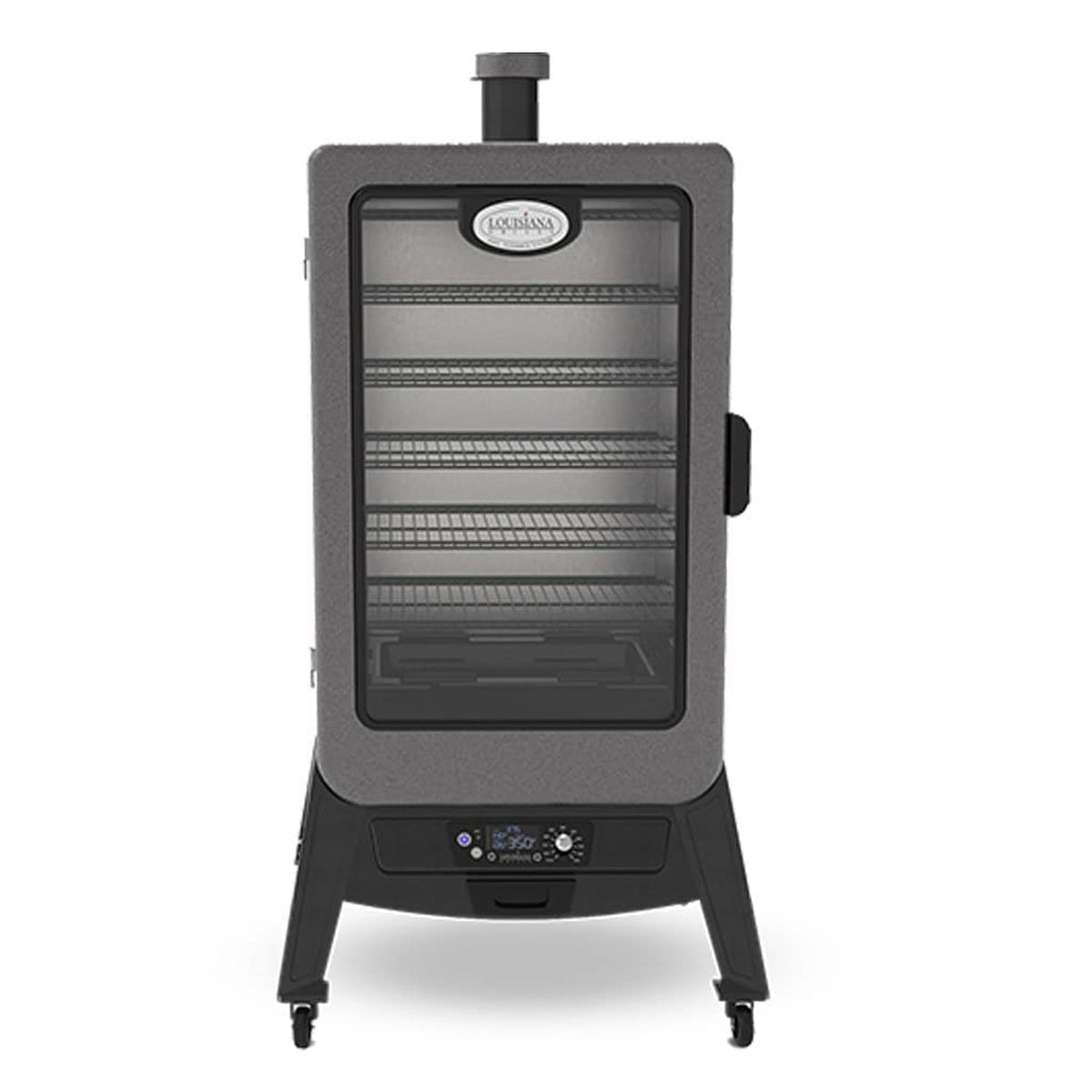 Louisiana Grills 7-Series Steel Construction Powder Coated Finish Vertical Pellet Smoker With Meat Probe - View 1