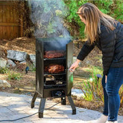 Masterbuilt 30" Black Two-Racks Analog Electric Smoker - View 5