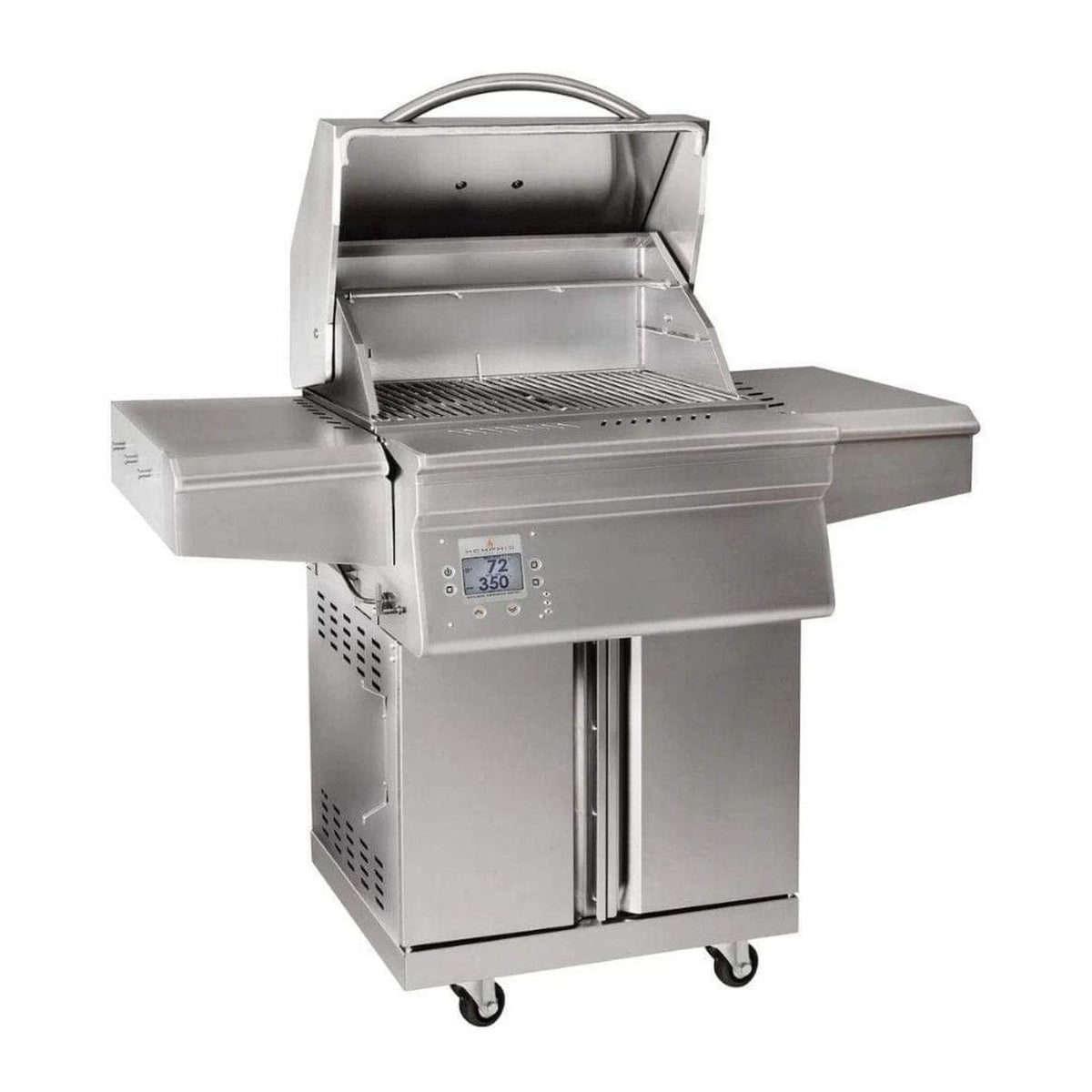 Memphis 51" Stainless Steel Beale Street Cart Wi-Fi Controlled Pellet Grill - View 2
