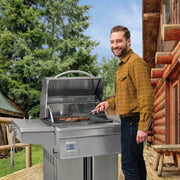 Memphis 51" Stainless Steel Beale Street Cart Wi-Fi Controlled Pellet Grill - View 4