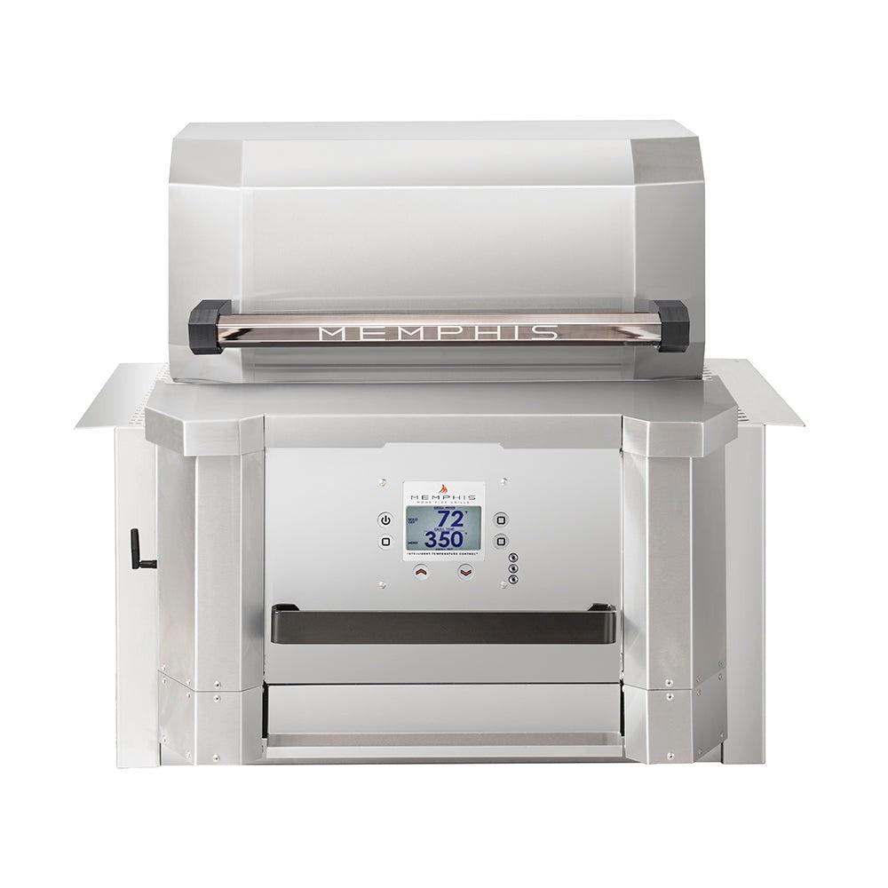 Memphis Elevate ITC2 30" Wi-Fi Controlled Built-In Pellet Grill Head With Direct Flame Technology - View 1
