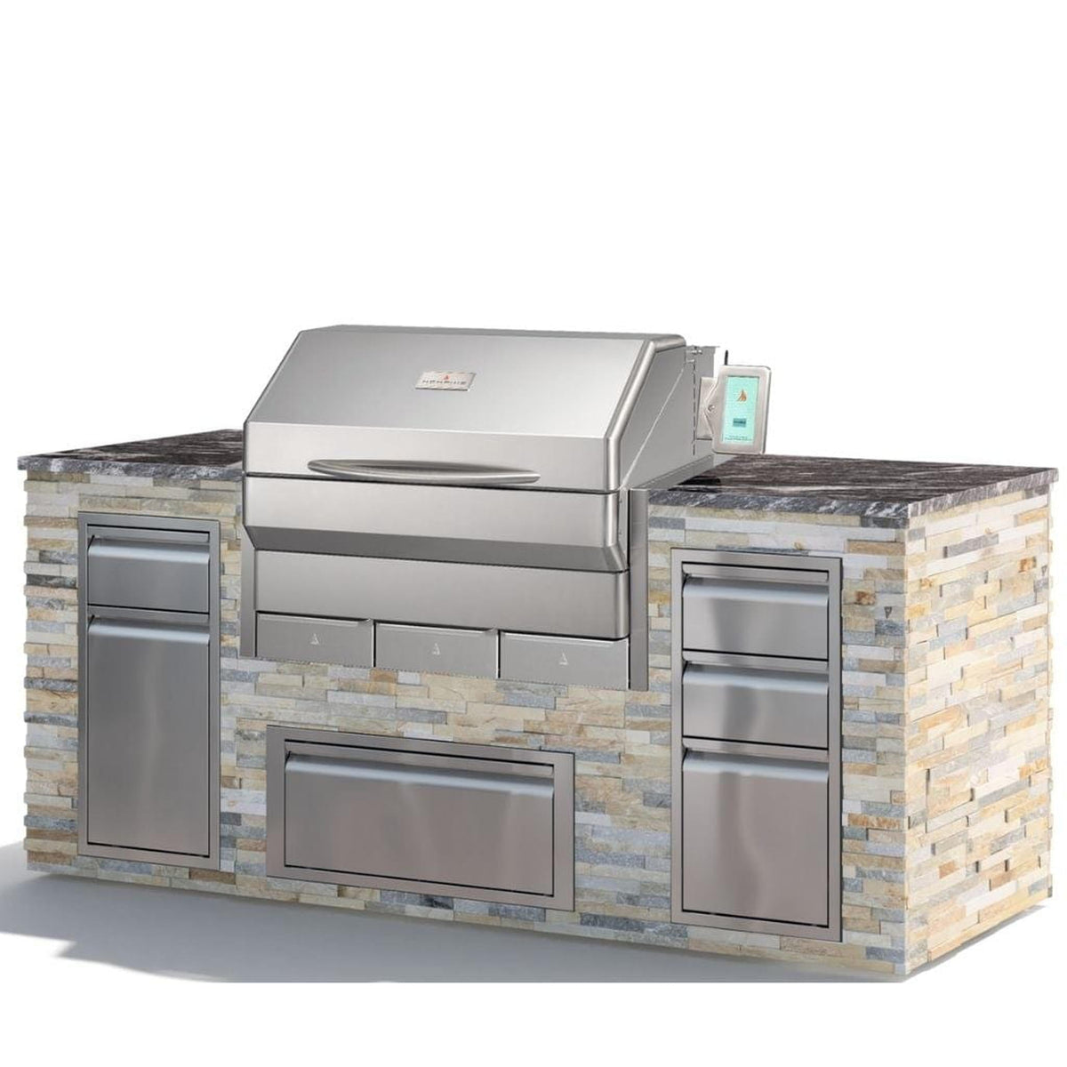Memphis Elite ITC3 39" Wi-Fi Controlled Stainless Steel Built-In Pellet Grill - View 5