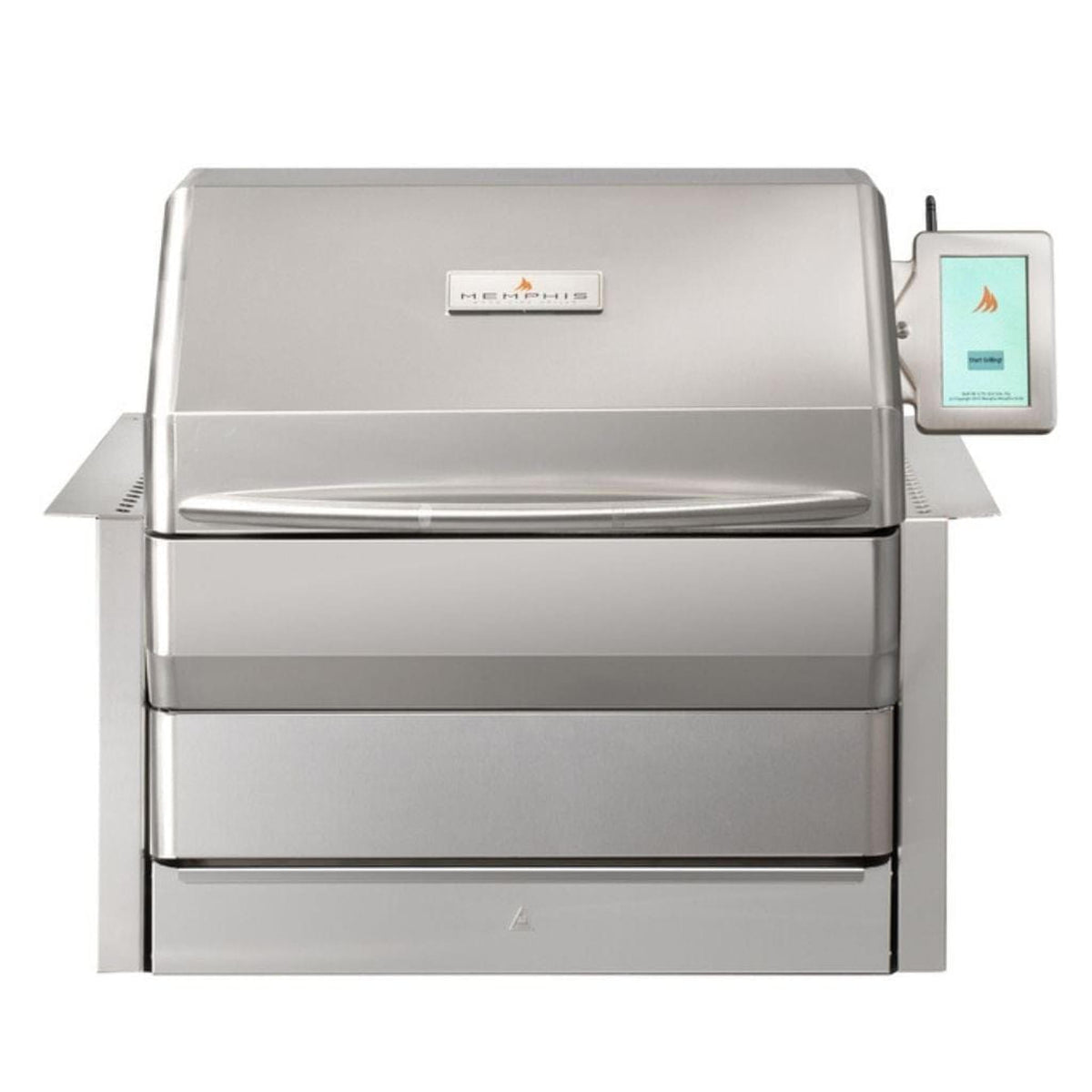 Memphis Pro ITC3 28" Wi-Fi Controlled Stainless Steel Built-In Pellet Grill - View 1