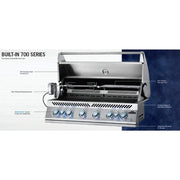 Napoleon 44" Built-in 700 Series Gas Grill with Dual Infrared Rear Burners - View 13