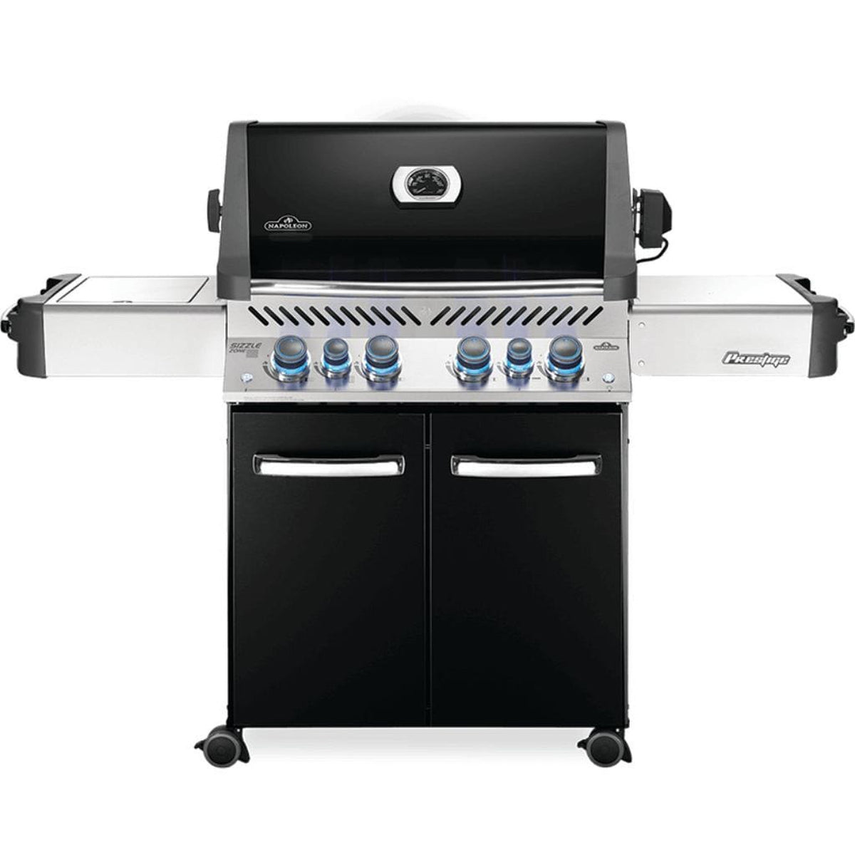 Napoleon 66" Prestige 500 RSIB Freestanding Gas Grill with Infrared Rear Burner & Infrared Side Burner - View 2