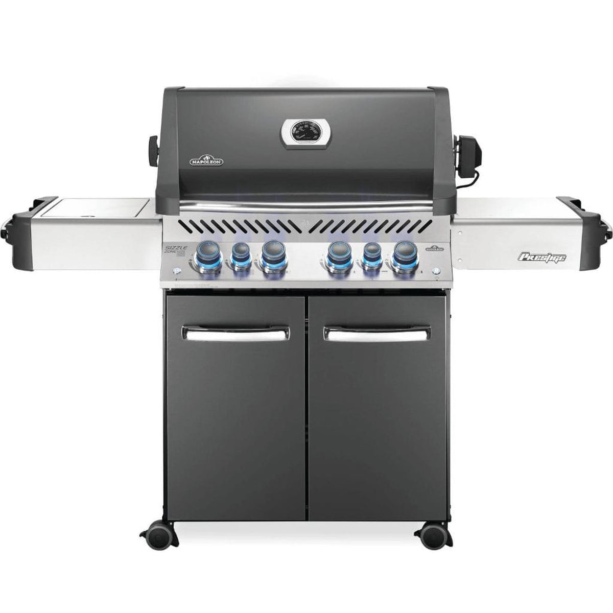 Napoleon 66" Prestige 500 RSIB Freestanding Gas Grill with Infrared Rear Burner & Infrared Side Burner - View 3