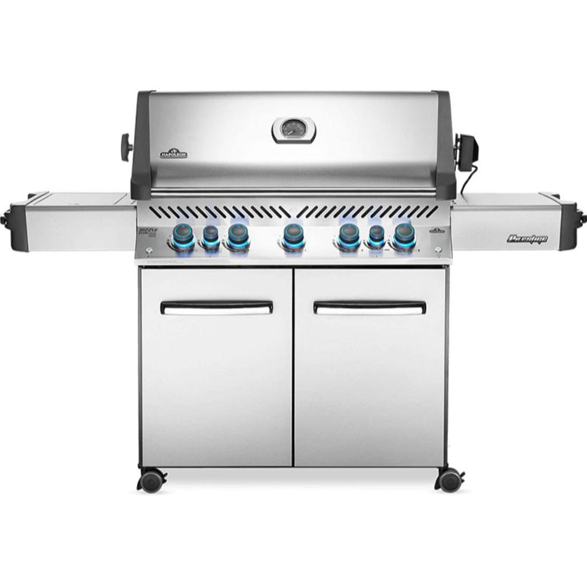 Napoleon 75" Prestige 665 RSIB Freestanding Gas Grill with Infrared Rear Burner & Infrared Side Burner - View 1