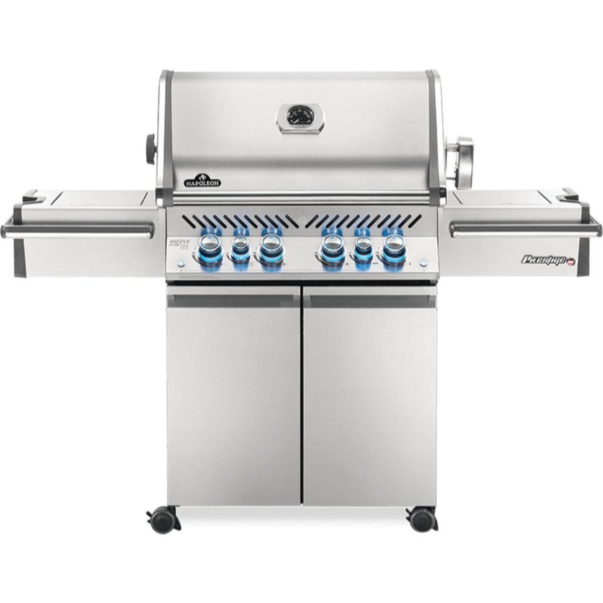 Napoleon Prestige PRO 500 67" Freestanding Natural Gas Grill With Infrared Side and Rear Burners - View 1