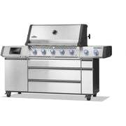 Napoleon Prestige PRO 665 Elite 77" 5 Main Burners Freestanding Natural Gas Grill With Smart Technology & Electric Smoker Box