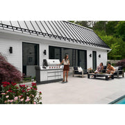 Napoleon Prestige PRO 665 Elite 77" 5 Main Burners Freestanding Natural Gas Grill With Smart Technology & Electric Smoker Box