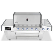 Napoleon Prestige PRO 665 Elite 77" 5 Main Burners Freestanding Natural Gas Grill With Smart Technology & Electric Smoker Box