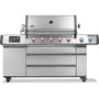 Napoleon Prestige PRO 665 Elite 77" 5 Main Burners Freestanding Natural Gas Grill With Smart Technology & Electric Smoker Box