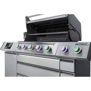 Napoleon Prestige PRO 665 Elite 77" 5 Main Burners Freestanding Propane Gas Grill With Smart Technology & Electric Smoker Box
