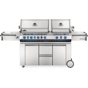 Napoleon Prestige PRO 825 94" Freestanding Natural Gas Grill With Power Side Burner, Infrared Rear & Bottom Burners - View 2