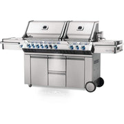 Napoleon Prestige PRO 825 94" Freestanding Natural Gas Grill With Power Side Burner, Infrared Rear & Bottom Burners - View 4
