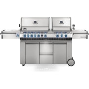 Napoleon Prestige PRO 825 94" Freestanding Natural Gas Grill With Power Side Burner, Infrared Rear & Bottom Burners - View 1