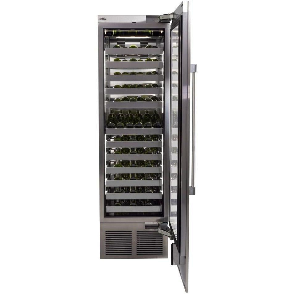 Perlick 24" Built-In Single-Zone Wine Column With Right Hinge
