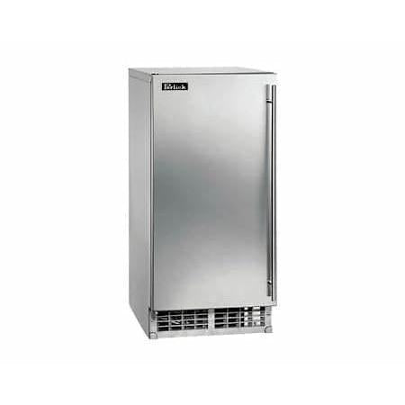 Perlick Signature Series 15" Built-In Outdoor Clear Ice Maker With Left Hinge And Drain Pump