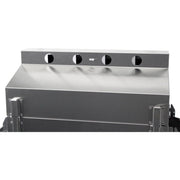 Phoenix Grills 52" Riveted Stainless Steel 2-Burner Liquid Propane Gas Grill on Pedestal Cart - View 3