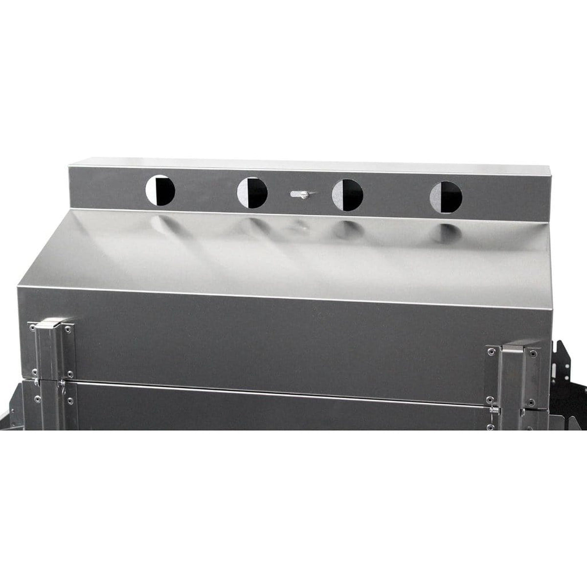 Phoenix Grills 52" Riveted Stainless Steel 2-Burner Liquid Propane Gas Grill on Pedestal Cart - View 3