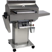 Phoenix Grills 52" Riveted Stainless Steel 2-Burner Liquid Propane Gas Grill on Pedestal Cart - View 1