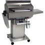 Phoenix Grills 52" Riveted Stainless Steel 2-Burner Liquid Propane Gas Grill on Pedestal Cart