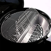 Sns Grills 22" Black Slow 'N Sear Kettle Charcoal Grill w/ Side Shelf - View 13