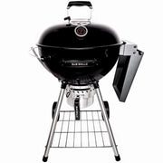 Sns Grills 22" Black Slow 'N Sear Kettle Charcoal Grill w/ Side Shelf - View 1