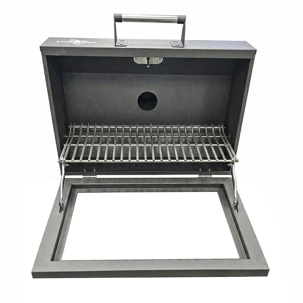 Sunstone StarBBQ 24" BBQ Hood Rim With Chimney & Warming Rack