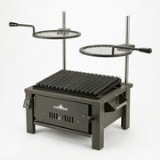 Sunstone StarBBQ 24" Charcoal Griller Base w/Post-Mount Griller Rim & the Raised Sear Rim Insert