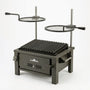 Sunstone StarBBQ 24" Charcoal Griller Base w/Post-Mount Griller Rim & the Raised Sear Rim Insert