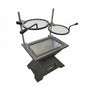 Sunstone StarBBQ 24" Smokeless Fire-Pit Base With Post-Mount Griller Rim & ExGrate Cooking Grate