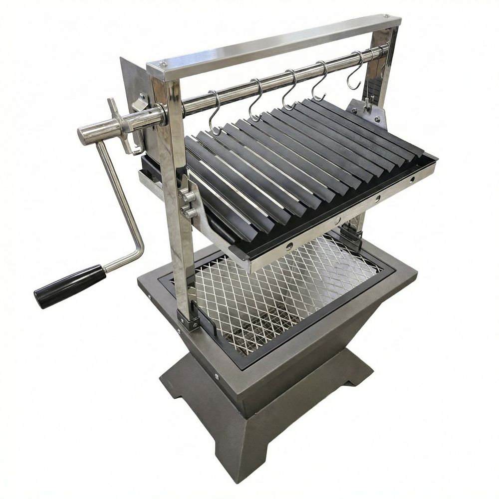 Sunstone StarBBQ 24" Smokeless Fire-Pit Base With Santa Maria Rim & the Raised Sear Rim Insert & ExGrate Cooking Grate