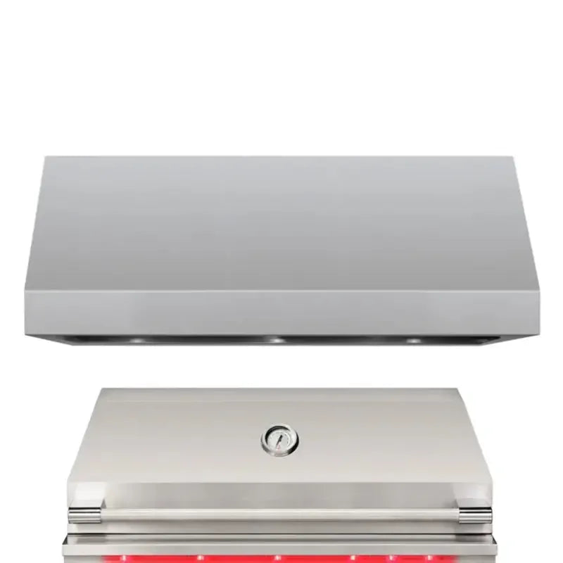 TrueFlame Outdoor Rated Vent Hood With 2,000 CFM and Mounting Bracket